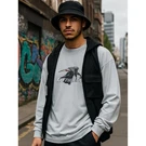 Aigle Actimum Long-sleeve Graphic Tee Shirt Gray Ski Print Men's Xxl. Fixed Price $35.00.