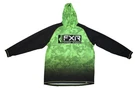 Fxr Pro Fish Performance Hoodie Mens 2XL Lime Camo Black Derby Air Upf Pullover. Fixed Price $38.99.