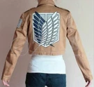 Attack Titan Shingeki No Kyojin Scouting Legion Eren Cosplay Costume Jacket. Fixed Price $14.50.