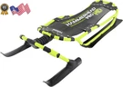 Yukon Hammerhead Pro Hd Steerable Snow Sled With Aluminum Frame Green Free Ship. Fixed Price $421.43.