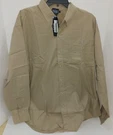 Pure Polaris Oem Dealer Sales/advisor Luxury Twill Khaki Shirt -mens Xl **new**. Fixed Price $44.99.