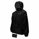 Nelson-rigg Waterproof Pack Jacket Black Size Medium Md. Fixed Price $34.95.
