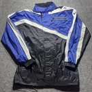 Tourmaster Defender Rainsuit Jacket Mens Small Blue /white/black Full Zip Hood. Fixed Price $26.25.