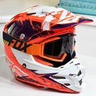 Fly Racing F2 Carbon Mips Helmet Size Large With Fox Goggles New. Fixed Price $199.00.
