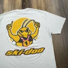 Vintage Ski-doo Shirt Mens Xl White Snocross Champion Racing Team Bee Snowmobile. Fixed Price $39.95.