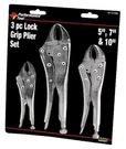 Performancetool 3PC Lock Grip Pliers Set W1107DB. Fixed Price $28.95.