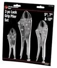 Performancetool W1107DB 3PC Lock Grip Pliers Set. Fixed Price $40.42.