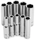 Performance Tool W36400 10PC 1/4" Dr 6PT Met Dw Skt Set. Fixed Price $33.24.