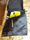 Tourmaster Men's Black Hi-viz Pvc Coated Shield Two-piece Rainsuit Jacket Small. Fixed Price $34.00.