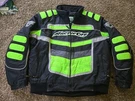 Cat Zip Up Jacket Black Green Men's Size Xl Arcticwear Velocity Lime. Fixed Price $129.99.