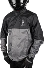 Thrashin Supply Co. Mission Wp Rain Jacket Black/gray Medium Fits TMJ-11-09. Fixed Price $129.95.