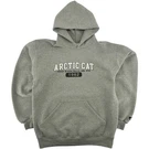 Men's Heather Grey Heavyweight Arctic Cat Atv Snowmobile Hoodie Sweatshirt Sz. Fixed Price $21.99.
