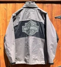 Harley Davidson Rain Gear Windbreaker Jacket And Pants Suit Set Reflectiv Logo M. Fixed Price $125.00.